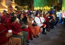 Inicia la Navidad con Encendido de Árbol, Nacimiento y Monumentos de Jardín Principal de Huanímaro