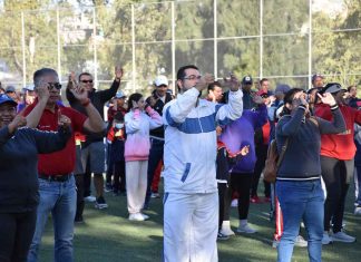 Celebran Jornada deportiva de Familias Educadoras en Unidad Deportiva Juan Hernández Celebran Jornada deportiva de Familias Educadoras