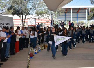Realizan Juegos Deportivos de Sector 3 de Telesecundarias en Abasolo