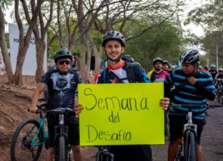 En Semana del Desafío, pedalean por el planeta