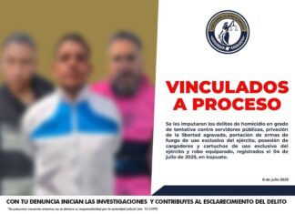 FISCALÍA DE GUANAJUATO LOGRÓ QUE SUJETOS DETENIDOS POR LAS FSPE CON FUERTE ARMAMENTO Y UNA PERSONA PRIVADA DE LA LIBERTAD QUEDARAN EN PRISIÓN