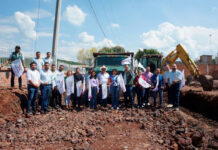 Autoridades Municipales dan Banderazo de Arranque de Obra en San Antonio de Eguía