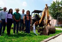 Rehabilitan Plaza Pública en la Comunidad de la Granja