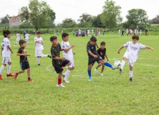 Impulsan la formación deportiva con la Liga de Fútbol Infantil en Peralta