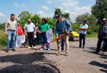 Inicia Programa de Bacheo en Cabecera y comunidades Rurales del municipio