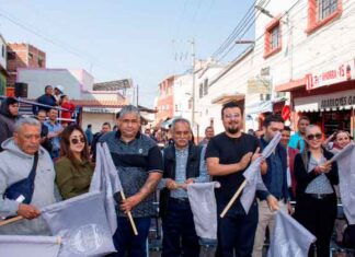 Avanza la rehabilitación urbana en Abasolo: se renueva el Callejón Aldama