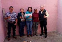 Autoridades Municipales dan Arranque al Programa Social “Techo Firme”