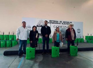 Entrega del Programa Mochilas AspersorasEléctricas fortalece al campo abasolense