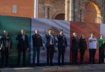 Conmemoran en Abasolo el Día de la Bandera con acto cívico