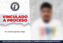 VINCULADO A PROCESO POR EXTORSIÓN AGRAVADA EN PERJUICIO DE COMERCIANTES DE CELAYA