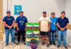 Entrega de pintura beneficia a iglesia de Boquillas