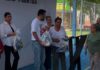 Avanza Abasolo en apoyo social y salud: Job Gallardo encabeza entrega mensual de despensas