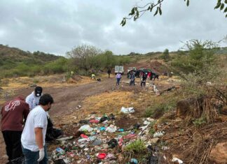 Impulsan jornada de limpieza en Las Tinajitas como parte del programa “Abasolo Limpio”