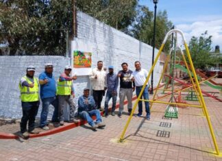 Parque de Cruz Blanca recibe acciones de mejora y mantenimiento