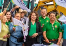 Inician los Trabajos de Pavimentación de la Calle Zapata en la Comunidad de Los Otates