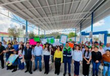 **ENTREGAN MODERNO TECHADO Y OBRAS DE INFRAESTRUCTURA EN LA PRIMARIA FRANCISCO I. MADERO DE CUERÁMARO**