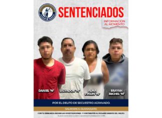 FISCALÍA DEMUESTRA MODUS OPERANDI DE CÉLULA DE SECUESTRADORES QUE OPERABA EN SALAMANCA Y RECIBEN SENTENCIA DE MÁS DE 50 AÑOS DE PRISIÓN