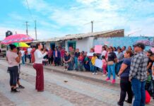 Con el compromiso de llevar «menos escritorio y más territorio», Yozajamby Molina encabeza gira de trabajo en comunidades de Pénjamo