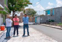 Supervisión de obras transforman Cuerámaro.