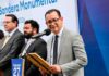 REFUERZAN IDENTIDAD NACIONAL Y VALORES CÍVICOS CON IZAMIENTO DE BANDERA MONUMENTAL