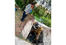 **Interviene Gobierno de Pénjamo red de drenaje en Santa Ana Pacueco para prevenir afectaciones por lluvias**